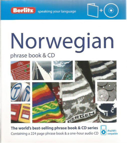 Norwegian phrase book & CD (Norvég-angol társalgási zsebkönyv)