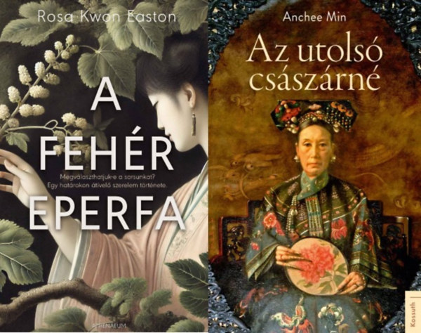 Rosa Kwon Easton, Anchee Min, A. Min - 2 db k�nyv t�vol-keleti n�i sorsokr�l: A feh�r eperfa + Az utols� cs�sz�rn�