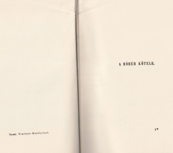 A H�h�r K�tele (1973,reprint)