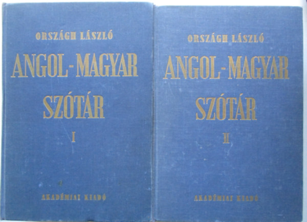 Orszgh Lszl - Angol-Magyar Sztr I-II.