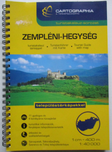 Berki Zolt�n - Zempl�ni-Hegys�g turistakalauz t�rk�ppel - telep�l�st�rk�pekkel