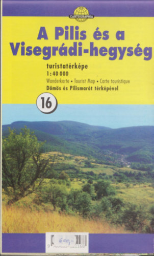 A Pilis �s a Visegr�di-hegys�g turistat�rk�pe (16) 1:40 000