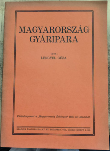 Lengyel G�za - Magyarorsz�g gy�ripara