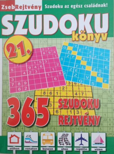 Szudoku knyv 21. - 365 Szudoku rejtvny