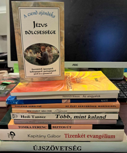 Hoz, Faulkner Krolyn, Reichardt Aba OSB, Tomka Ferenc, Kapitny Gbor Heinrich Krauss - 11 db-os knyvcsomag -KNYVMENT AJNLAT:: Kt+Az let Kenyernek morzsibl+Jzus blcsessge+Utak a szeretethez+AZ angyalok+Zsizsa