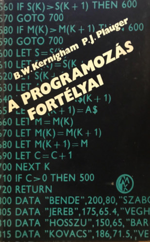 Kernigham - Plauger - A programozs fortlyai