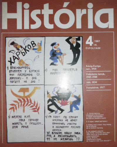 Glatz Ferenc   (szerk.) - Hist�ria IX. �vfolyam 4. sz�m