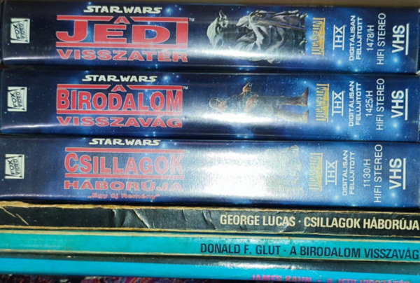 Donald F. Glut, James Kahn George Lucas - Az eredeti Star Wars-trilgia a Kozmosz knyvek sorozatban s VHS kiadsban: Csillagok hborja, A Birodalom visszavg, A Jedi visszatr