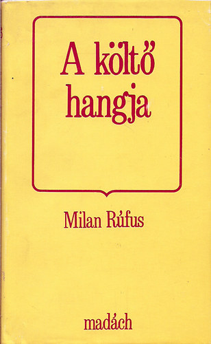 Milan R�fus - A k�lt� hangja