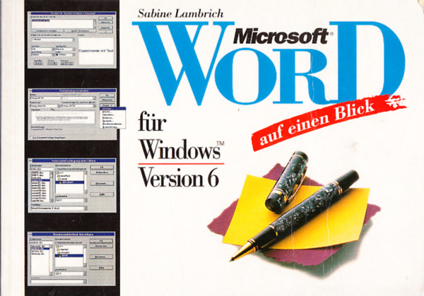 Sabine Lambrich - Microsoft Word fr Windows auf einen Blick -  Version 6