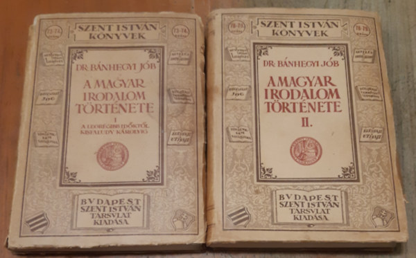 Dr. B�nhegyi J�b - A magyar irodalom t�rt�nete I-II.