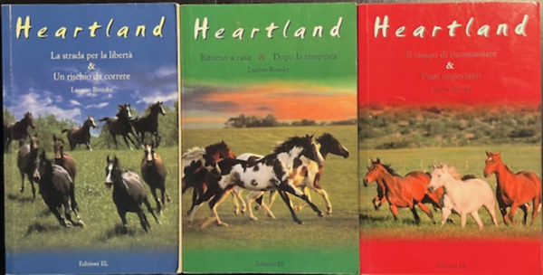 Lauren Brooke - Heartland olasz k�nyvcsomag (3 k�tet)