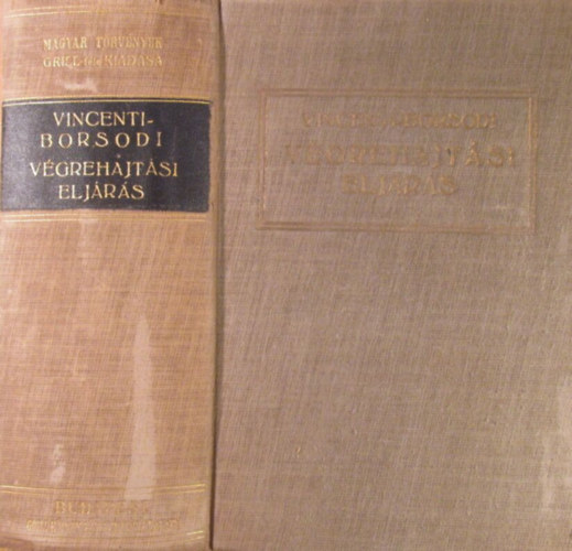 Dr. Vincenti-Dr. Borsodi - Vgrehajtsi eljrs