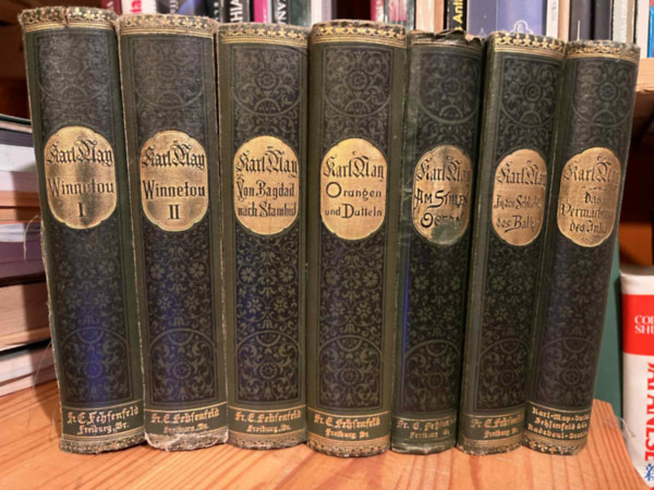 Karl May - 7 db n�met nyelv� Karl May k�nyv