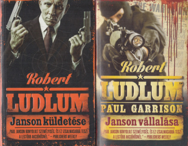 Robert Ludlum - 2 db Robert Ludlum reg�ny: Janson k�ldet�se + Janson v�llal�sa