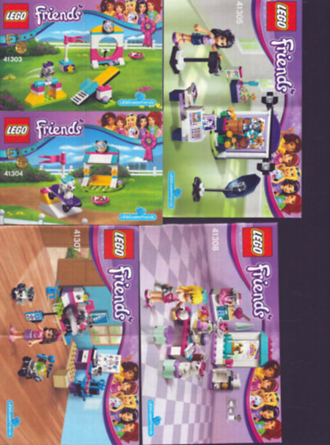 5 db Lego Friends összeszerelési útmutató