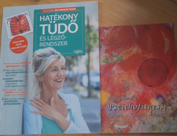 Prof. Dr. Bagdi Emke Readers Digest - 2 db knyv: dr. Bagdi Emke: Pszichofitness (kacags-kocogs-lazts), Hatkony td s lgzrendszer