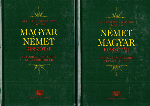 Halsz E.-Fldes Cs.-Uzonyi P. - Magyar-nmet, nmet-magyar kissztr I-II.