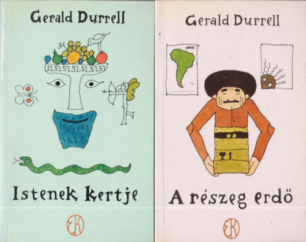 Gerald Durrell - 2db Gerald Durrell m�: A r�szeg erd� + Istenek kertje