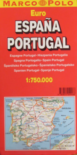Espana - Portugal 1:750.000 aut�t�rk�p