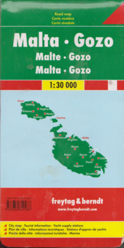 Malta (Road map) 1:30 000