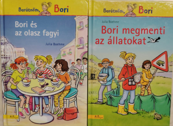 Julia Boehme - 2 db könyv- (1.) Bori és az olasz fagyi; (2.) Bori megmenti az állatokat
