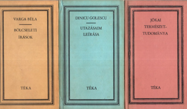 Benk Samu  (szerk.) - 9 db tka knyv: Utazsim lersa, Bllcseleti rsok, Jkai Termszettudomnya, Tjkpek utazsi rajzokban, Metamorphosis Transylvaniae, A genetika vszzada, Utazsok a rgi Eurpban, sszehanolt irodalomtrtnelmi lapok