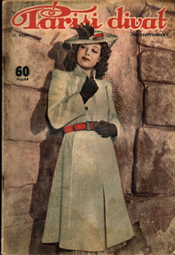 Somfay Margit  (szerk.) - Prisi divat 1942 szeptember 1. (12. szm)