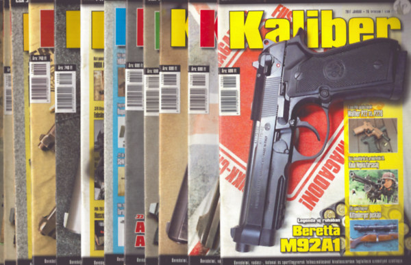 Vass Gábor (főszerk.) - Kaliber 2017. teljes évfolyam (12 szám)