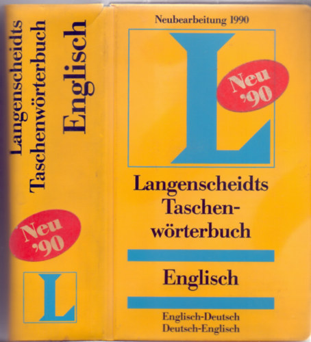 Heinz Messinger - Gisela Trck - Helmut Willmann - Langenscheidts Taschenwrtebuch - Englisch: Englisch-Deutsch - Deutsch-Englisch (Neuarbeitung 1990)