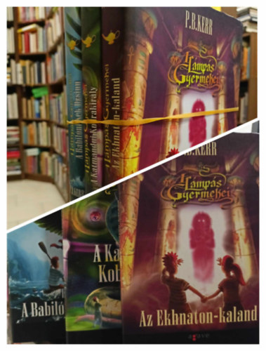 P. B. Kerr - A L�mp�s Gyermekei 1-3. Az Ekhnaton-kaland+A Babil�ni K�k Dzsinn+A katmandui kobrakir�ly