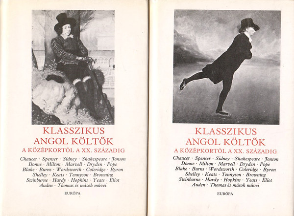Klasszikus angol költők - A középkortól a XX. századig I-II.