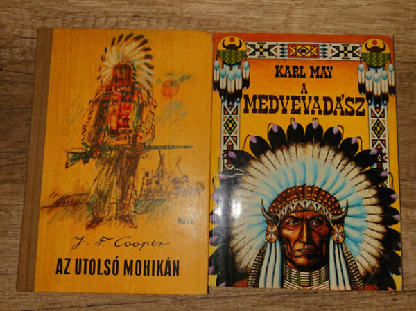 J.F. Cooper Karl May - 2 klaszikus indiánkönyv: A medvevadász, A utolsó mohikán