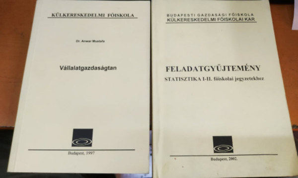 Klkereskedelmi Fiskola - Vllalatgazdasgtan + Feladatgyjtemny: Statisztika I.-II. fiskolai jegyzetekhez