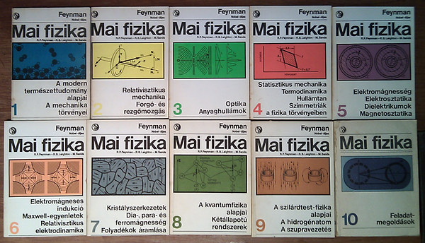 Feynman-Leighton-Sands - Mai fizika 1-10. (teljes sorozat)