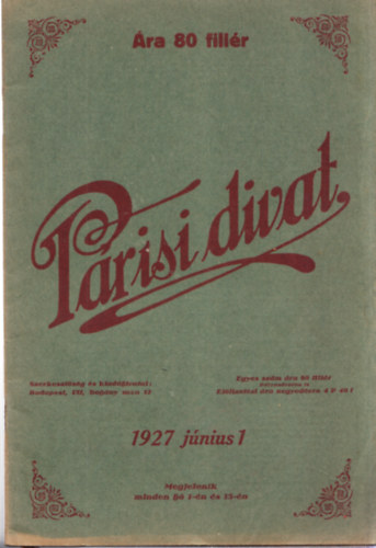 Prisi divat XXII. vfolyam 1927. jnius 1., 17. szm