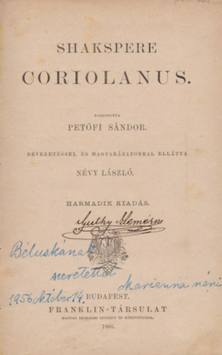 William Shakespeare - Coriolanus