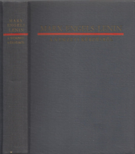 Marx-Engels-Lenin - A nemzeti kérdésről