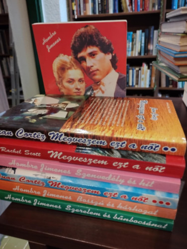 Hombre Jimenes, Juan Cort�z Rachel Scott - Romantikus k�nyvcsomag 7 darabos K�NYVMENT� AJ�NLAT: Megveszem ezt a n�t, A szerelem hatalma, Szenved�ly �s hit,  Bossz� �s bocs�nat,  Bossz� �s k�rhozat, Szerelem �s b�nbocs�nat, Szerelem �s retteg�s ,