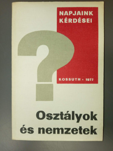 G. E. Glezerman - Oszt�lyok �s nemzetek - Napjaink k�rd�sei