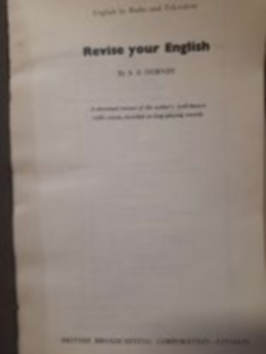 A S Hornby - Revise your English