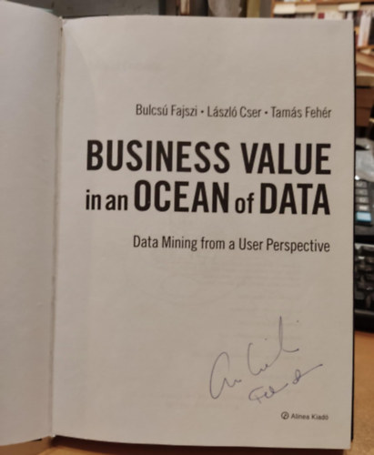 Fajszi Bulcs; Cser Lszl; Fehr Tams - Business value in an ocean of data - Data mining from a user perspective