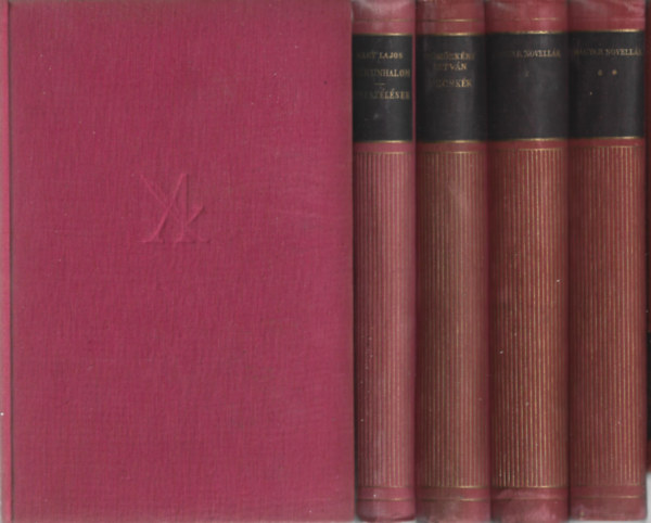 5 db Aranyk�nyvt�r, G�bor Andor: Doktor Senki, Nagy Lajos: Kiskunhalom, T�m�rk�ny Istv�n: Fecsk�k, Magyar novell�k I-II.