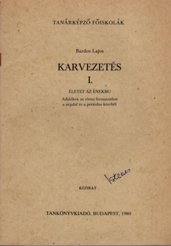 Brdos Lajos - Karvezets I.