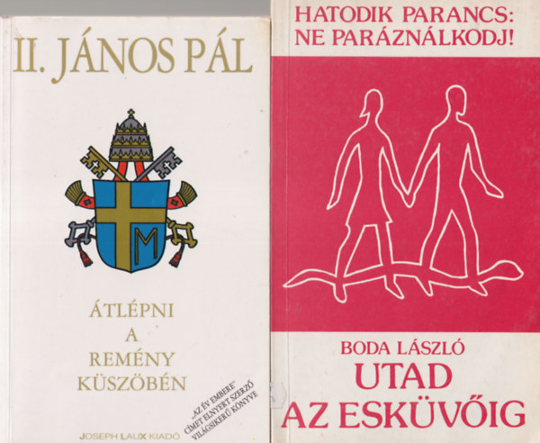 Nmeth J. Lszl, Vittorio Messori, Boda Lszl Somorjai dm-Zombori Istvn - 4 db vallsi knyv: Utad az esvig + II. Jnos Pl - tlpni a remny kszbn +  Egyhztrtneti feladatgyjtemny + A katolikus egyhz Magyarorszgon