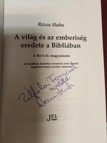R�zsa Huba - A vil�g �s az emberis�g eredete a Bibli�ban