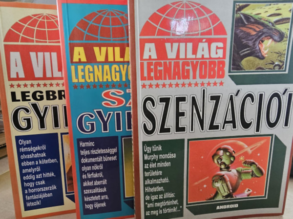 A vil�g legbrut�lisabb gyilkosai + A vil�g Legnagyobb Szexgyilkosai + A vil�g legnagyobb szenz�ci�i