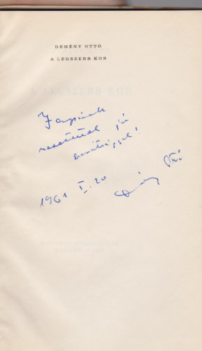 Dem�ny Ott� - A legszebb kor