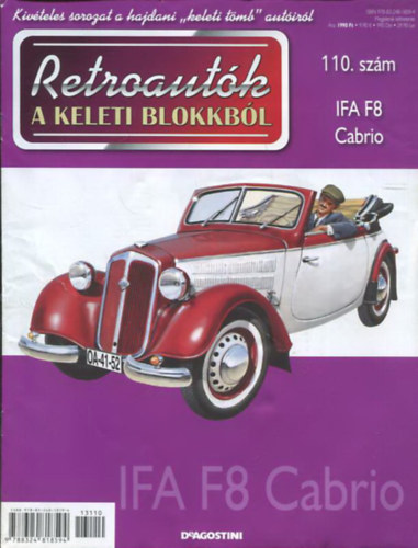 Retroaut�k a keleti blokkb�l 110. sz�m IFA F8 Cabrio