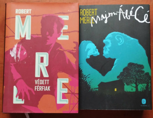 Robert Merle - 2 db Robert Merle k�nyv : V�dett f�rfiak + Majom�b�c�